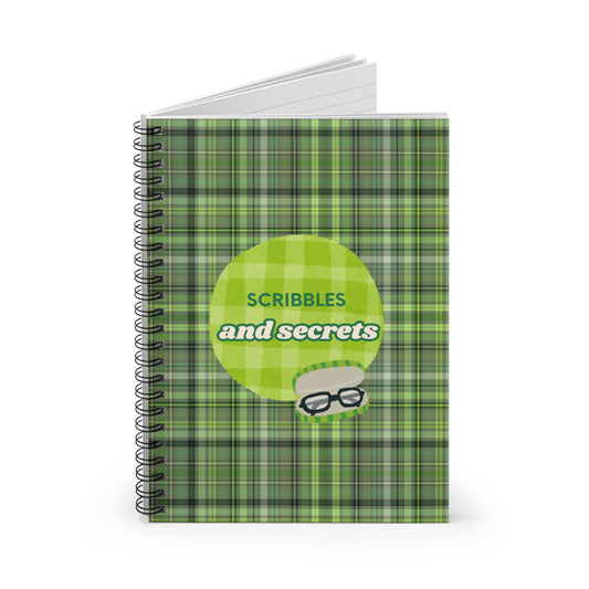 Scribbles and secrets - A5 Notebook