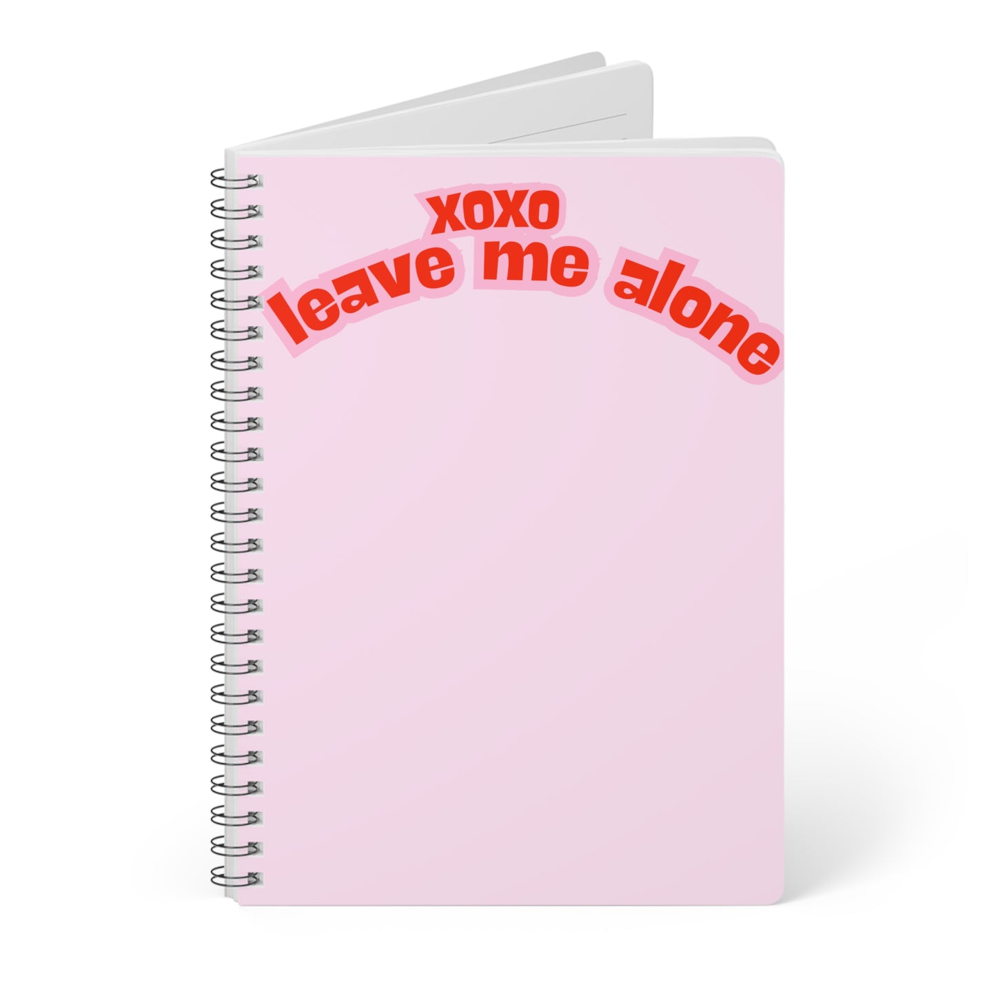 Sassy XOXO Leave Me Alone Notebook